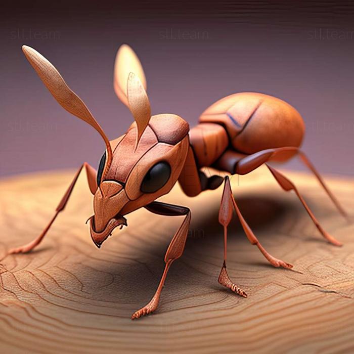 3D модель Camponotus fulvopilosus (STL)